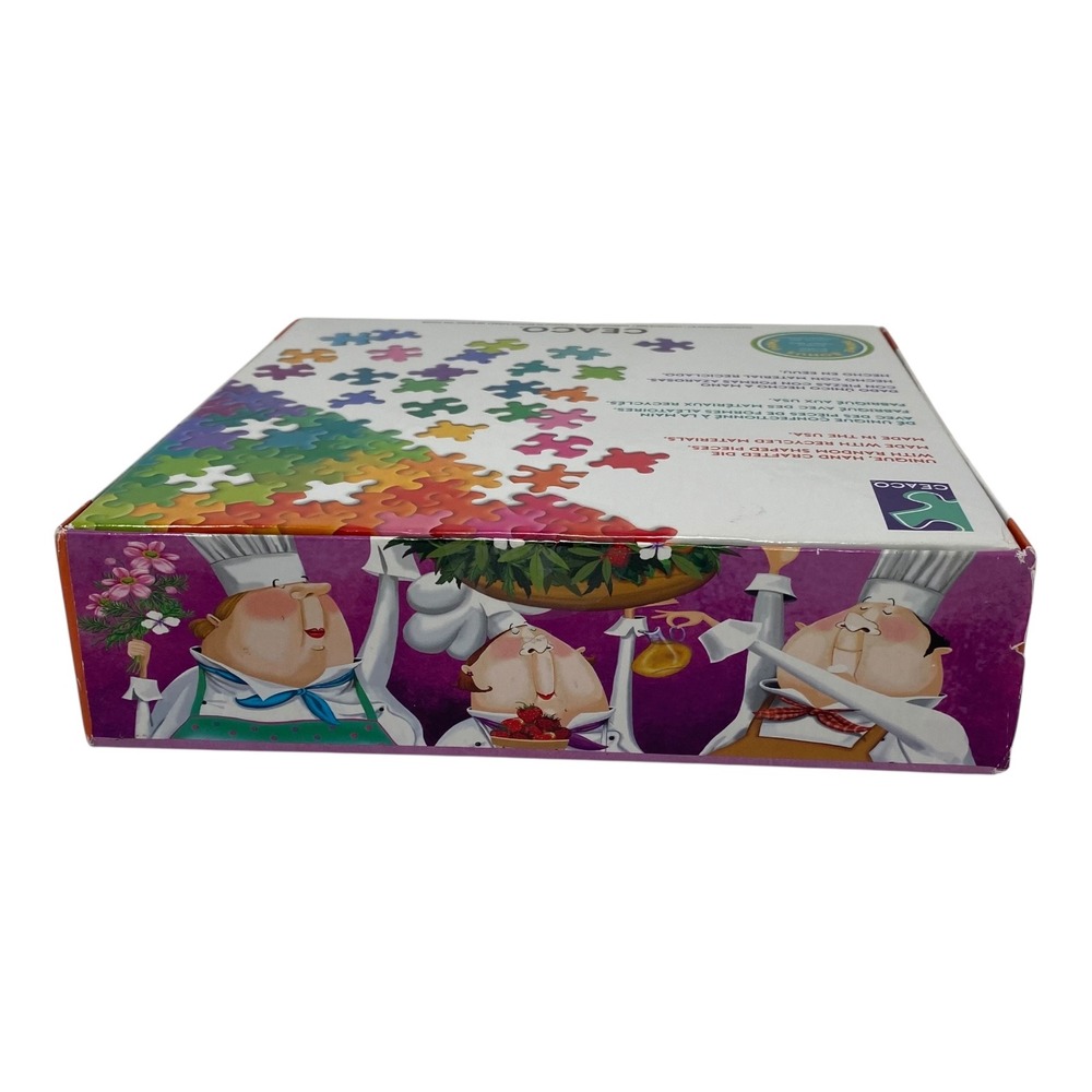 Ceaco Bon Appetit 300 Piece Puzzle Fun Chefs Oversized Pieces NEW - Picture 6 of 6